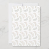 フェザーザネストベビーシャワー招待状 招待状 (裏面)