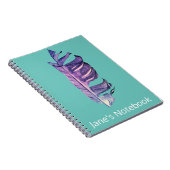 フェザースケッチ素晴らしアートオリジナルイラストレーション ノートブック (右側)