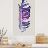 フェザースケッチ素晴らしアートオリジナルイラストレーション ポスター (キッチン)