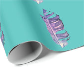 フェザースケッチ素晴らしアートオリジナルイラストレーション ラッピングペーパー (ロールコーナー)