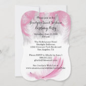 フェザーズスウィート16バースデーパーティ招待状 招待状 (正面)