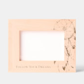 フェザーズドリームキャッチャー レーザー彫刻フレーム (正面)