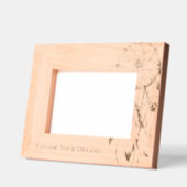 フェザーズドリームキャッチャー レーザー彫刻フレーム (左)