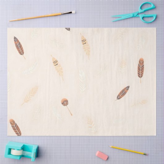 フェザーズラグジュアリーボホ人気があるコレクション 薄葉紙 (クラフト)