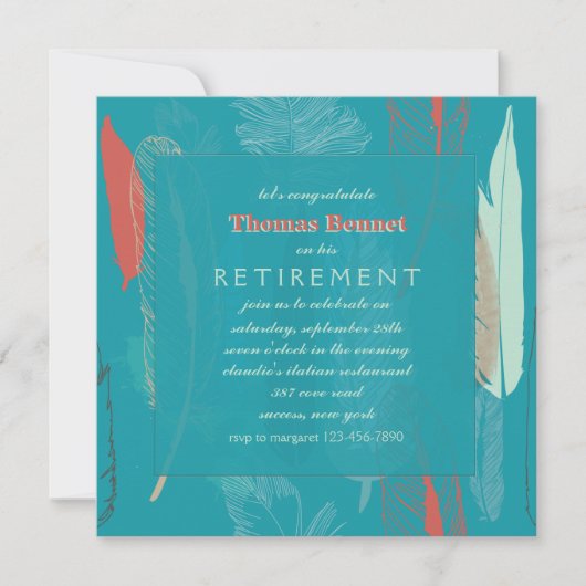 フェザーズ招待状 招待状 (正面)