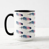 "フェザーズ" コーヒー マグカップ (左)