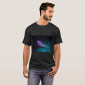 フェザータッチ：濡れた自然の芸術Tシャツ Tシャツ (正面フル)