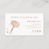 フェザーダスタープロフェッショナルメイド&ハウスクリーニング 名刺 (裏面)