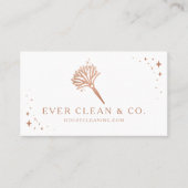 フェザーダスタープロフェッショナルメイド&ハウスクリーニング 名刺 (正面)