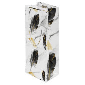 フェザードエレガンスワインバッグ ワインギフトバッグ (裏面アングル)