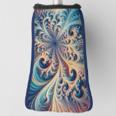 フェザードコーラル – 金ゴールドヘッドカバー ゴルフヘッドカバー (回転90)