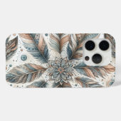 フェザードフラワー Case-Mate iPhoneケース (裏面 (横))