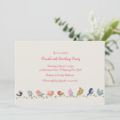 フェザードフレンド招待状 招待状 (スタンド正面)