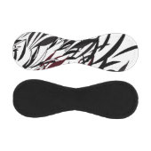 フェザードブラック/ガーネット/白野球 野球ボール (パネル)