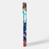 フェザードマスクヴェネツィアの仮装の夜を持つ女性 Case-Mate iPhoneケース (裏面 / 左)