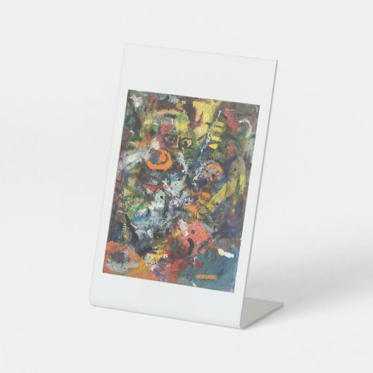 フェザード女神抽象芸術ハンカマーアルチュンクハウス 台座サイン (正面)