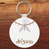 フェザーネックレス キーホルダー (正面)