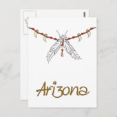 フェザーネックレス ポストカード (正面/裏面)