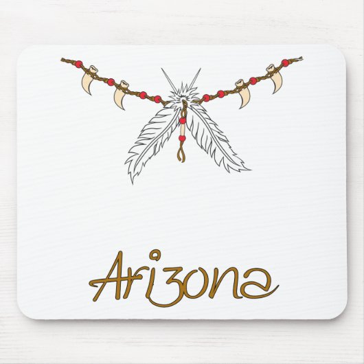 フェザーネックレス マウスパッド (正面)