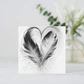 フェザーハート – 白黒 (スタンド正面)