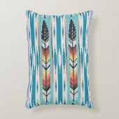 フェザービーズデザイン枕 アクセントクッション (正面(垂直))