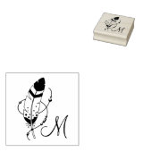フェザービーズトライバルボホアミュレーモノグラム ラバースタンプ (押印)