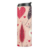 フェザーフェミニンアンドラブデザイン タンブラー (回転左)