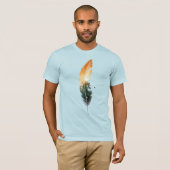 フェザーフォレストの夕焼け二重露光Tシャツ Tシャツ (正面フル)