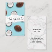 フェザーベクターシームレスココナッツ 名刺 (正面/裏面)