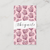 フェザーベクターシームレスヴィンテージダイヤモンド 名刺 (正面)