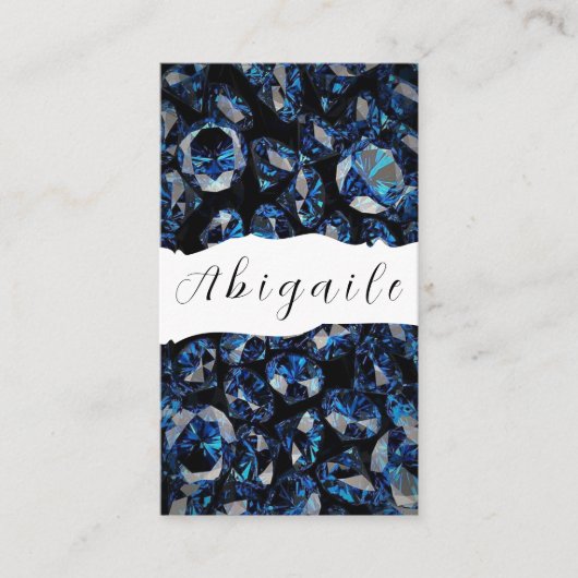 フェザーベクターシームレスヴィンテージダイヤモンド 名刺 (正面)