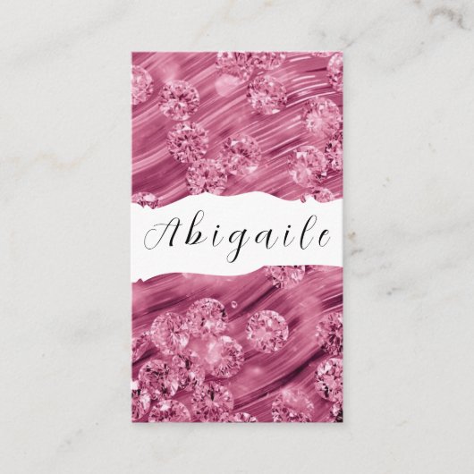 フェザーベクターシームレスヴィンテージダイヤモンド 名刺 (正面)