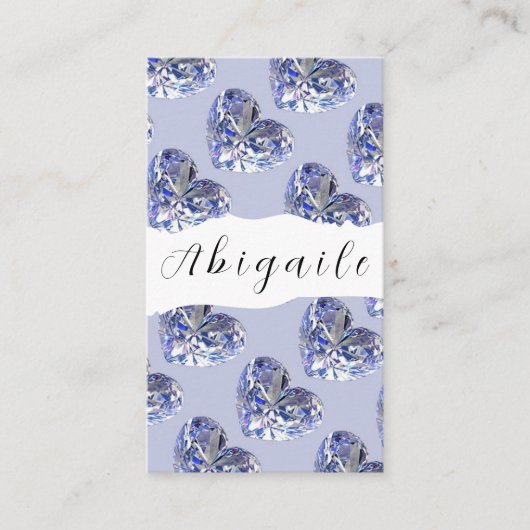 フェザーベクターシームレスヴィンテージダイヤモンド 名刺 (正面)