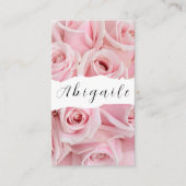 フェザーベクターシームレスヴィンテージバラビジネスカー 名刺 (正面)