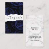 フェザーベクターシームレスヴィンテージバラビジネスカー 名刺 (正面/裏面)