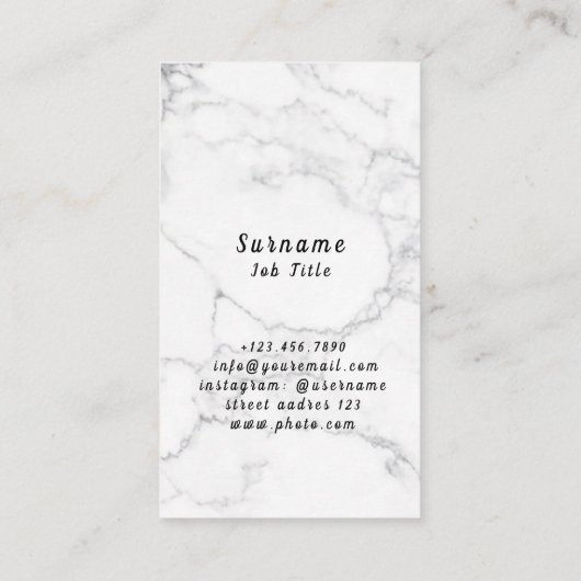 フェザーベクターシームレスヴィンテージマカロン 名刺 (裏面)