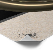 フェザーペンとインクウェル結婚ウェルカムサイン ポスター (角)