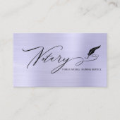 *～*フェザーペン公証印写真署名エージェント  名刺 (正面)