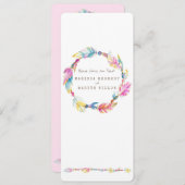 フェザーボホリースの水の色のアートメニュー メニュー (正面/裏面)