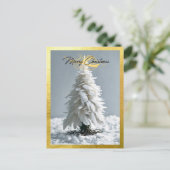 フェザーモダンクリスマスツリー シーズンポストカード (スタンド正面)