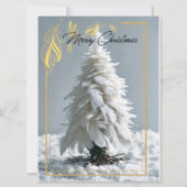 フェザーモダンクリスマスツリー |写真 シーズンカード (正面)