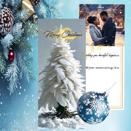 フェザーモダンクリスマスツリー |写真 シーズンカード