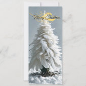 フェザーモダンクリスマスツリー |写真 シーズンカード (正面)