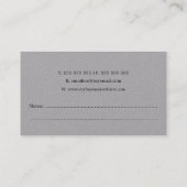 フェザー作家ライターの名刺 名刺 (裏面)