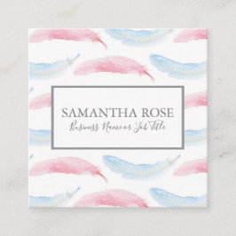 フェザー名刺 スクエア名刺