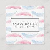 フェザー名刺 スクエア名刺 (正面)