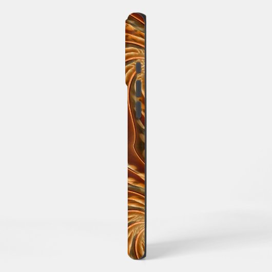 フェザー回転 iPhoneケース (左側面)