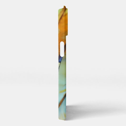 フェザー抽象芸術AIアート iPhoneケース (右側面)