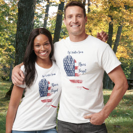 フェザー米国国旗忘れTシャツを思い出せない Tシャツ