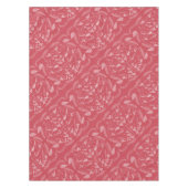 フェザー素朴ラブバーズパターンコテージロッジ テーブルクロス (正面)